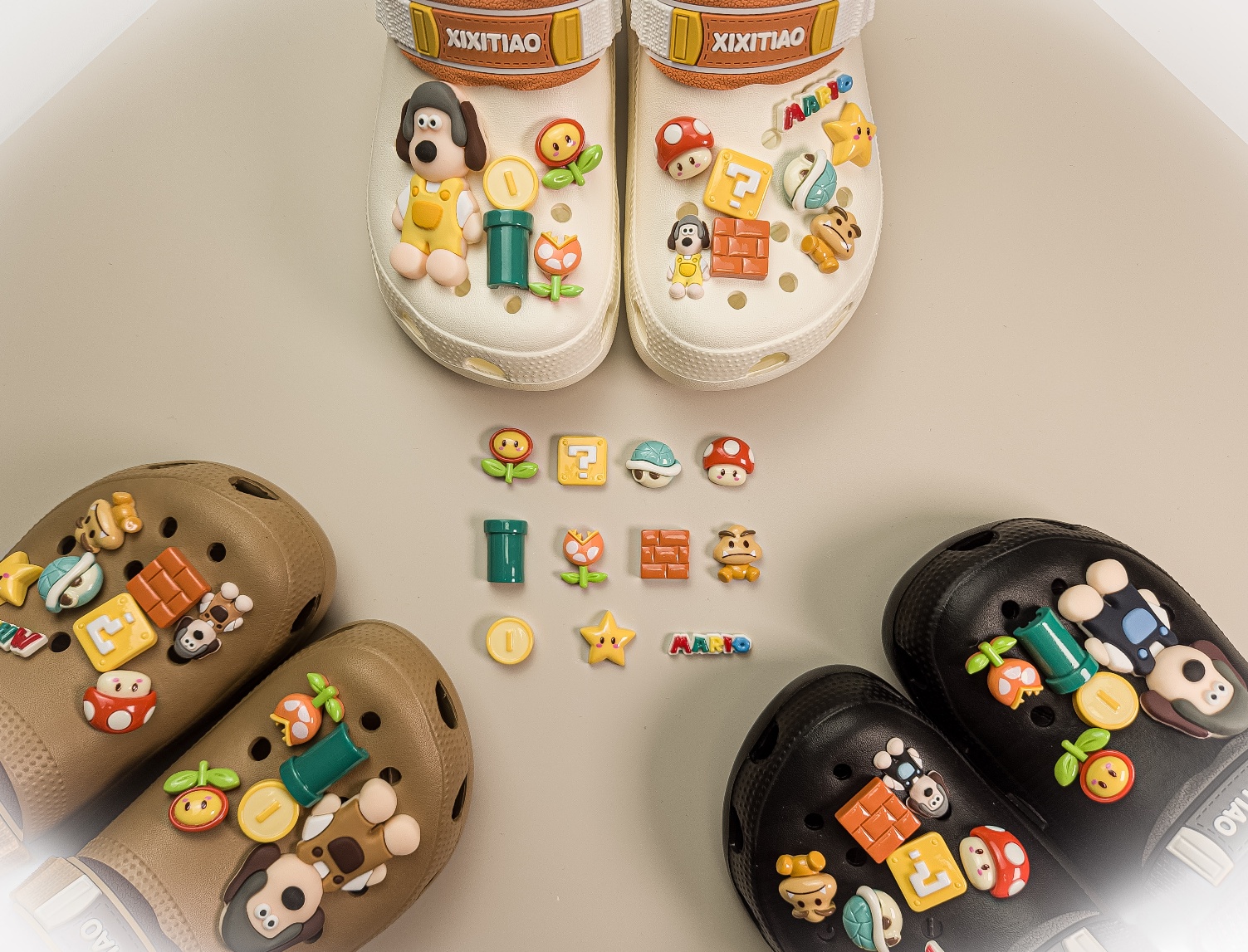 크록스 지비츠 세트 그로밋 자비츠 야구 테니스 캠핑 즈비츠 지비추 신발꾸미기