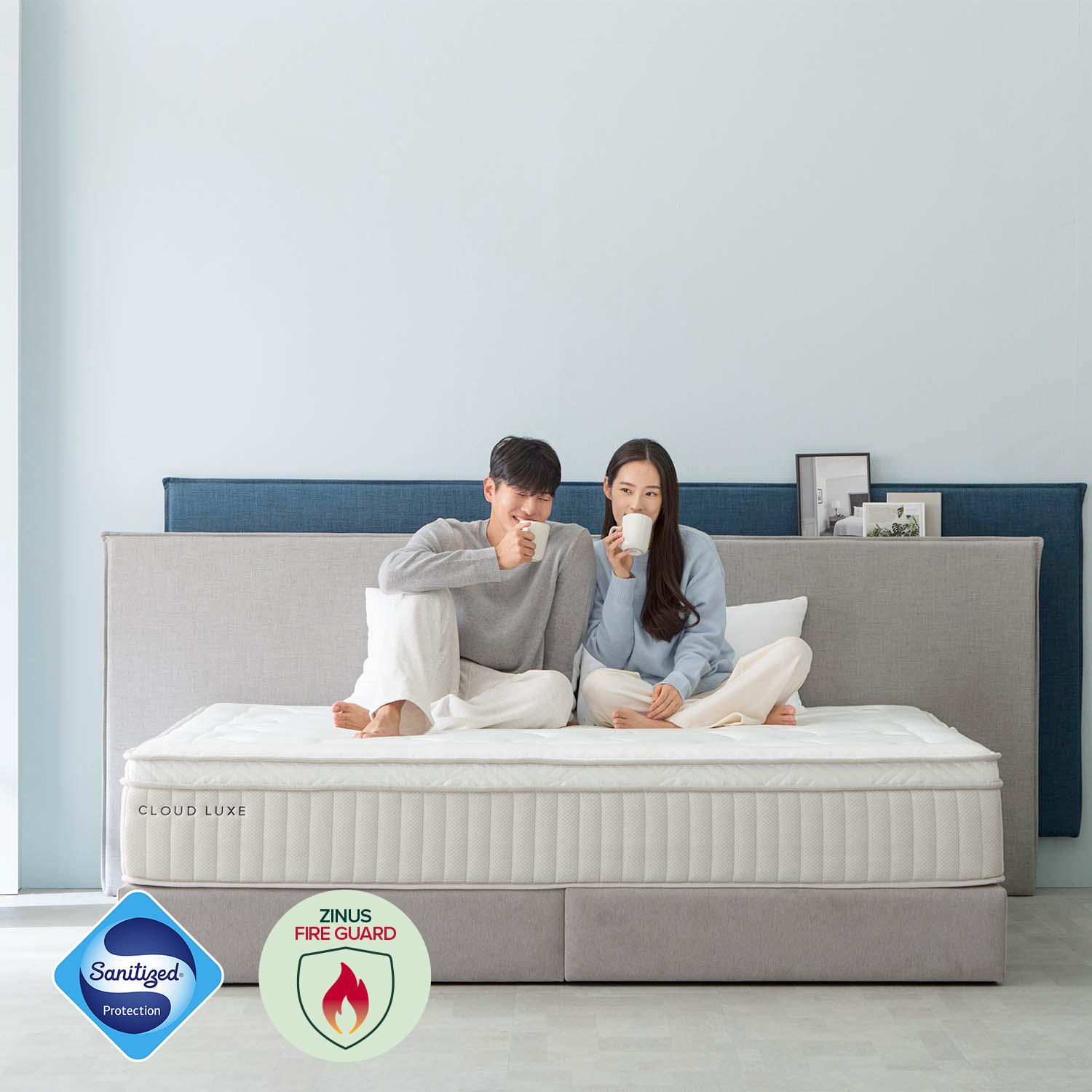 지누스 클라우드 럭스S 스프링 매트리스 (35cm/킹)