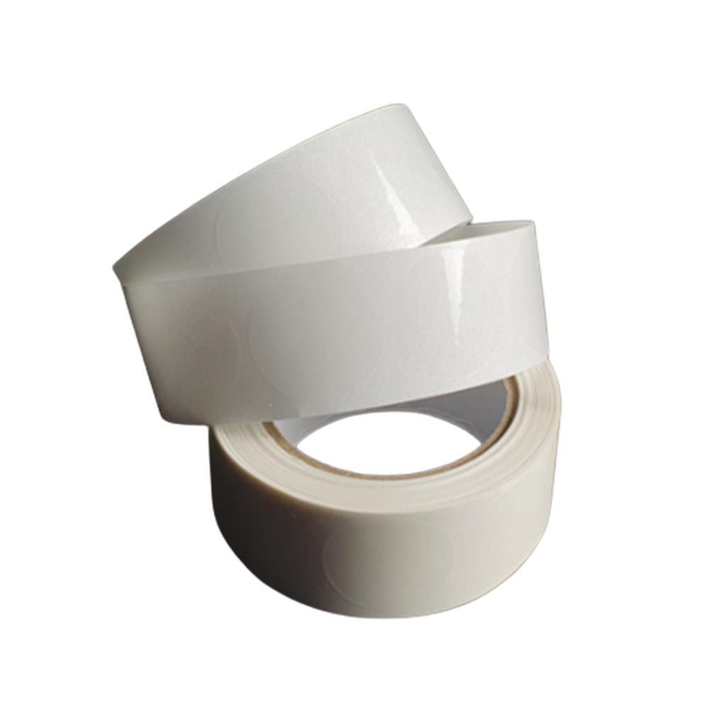 투명 원형 스티커 씰 롤타입 20mm 포장 봉인용 500매