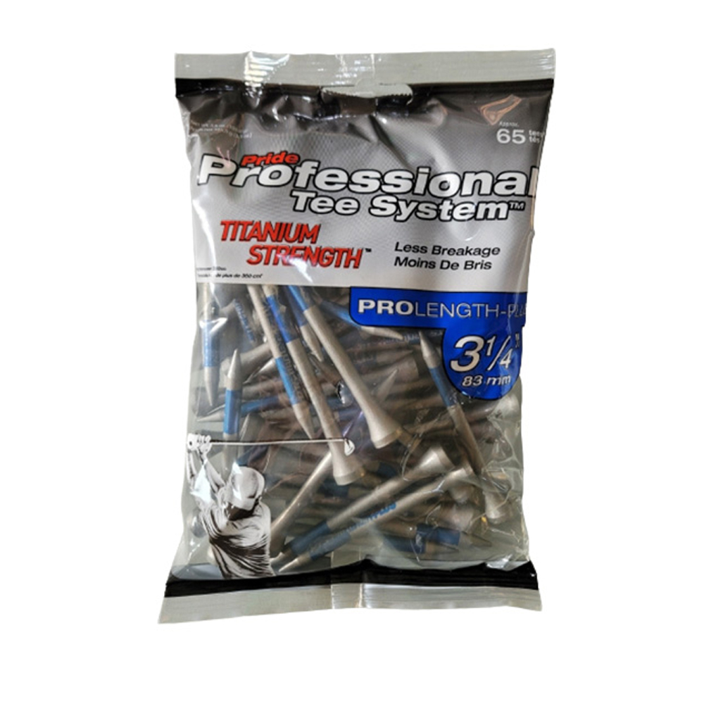 프라이드 PTS 티타늄 스트렝스 골프티 우드티 나무티 블루 83mm 65개입 제품 이미지