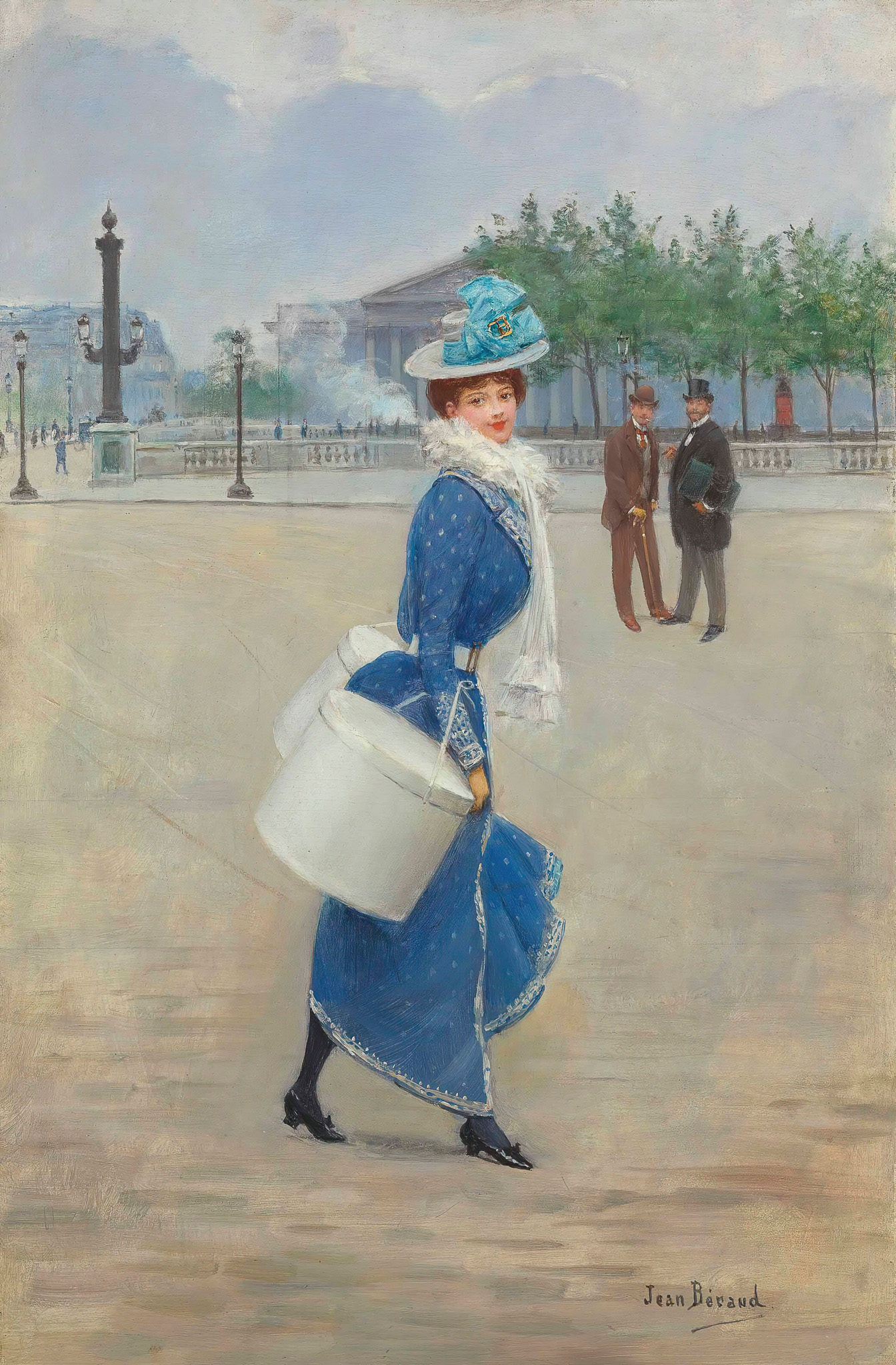 Sur la place de la Concorde 아트포스터 감성선물 베로 - 메인 이미지