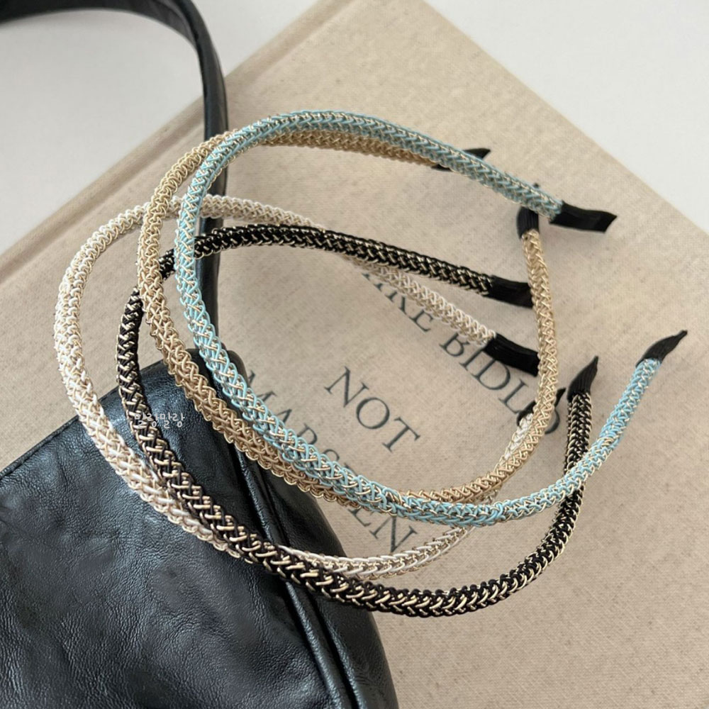 단발머리띠 귀안아픈머리띠 헤어밴드 얇은머리띠