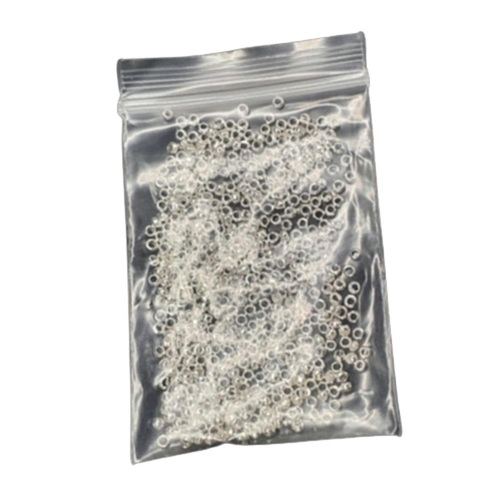 누름볼 2mm 실버 대용량 비즈공예 팔찌 목걸이 마스크스트랩 키링 부자재