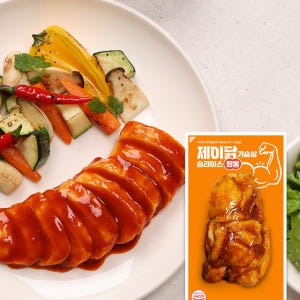 제이닭 닭가슴살 슬라이스100g 30팩 저염 토마토 짬뽕 맛있게 먹은 솔직 후기 - 상품 이미지 3