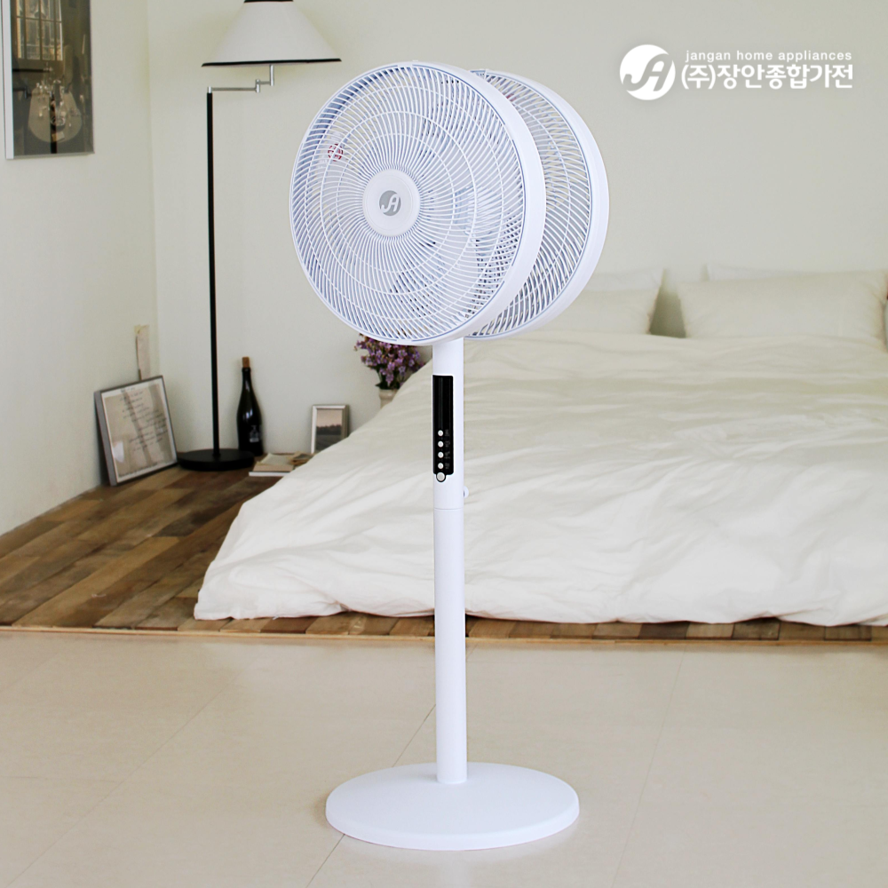 장안 양방향선풍기 더블헤드 대형 선풍기 40cm - 상품 이미지