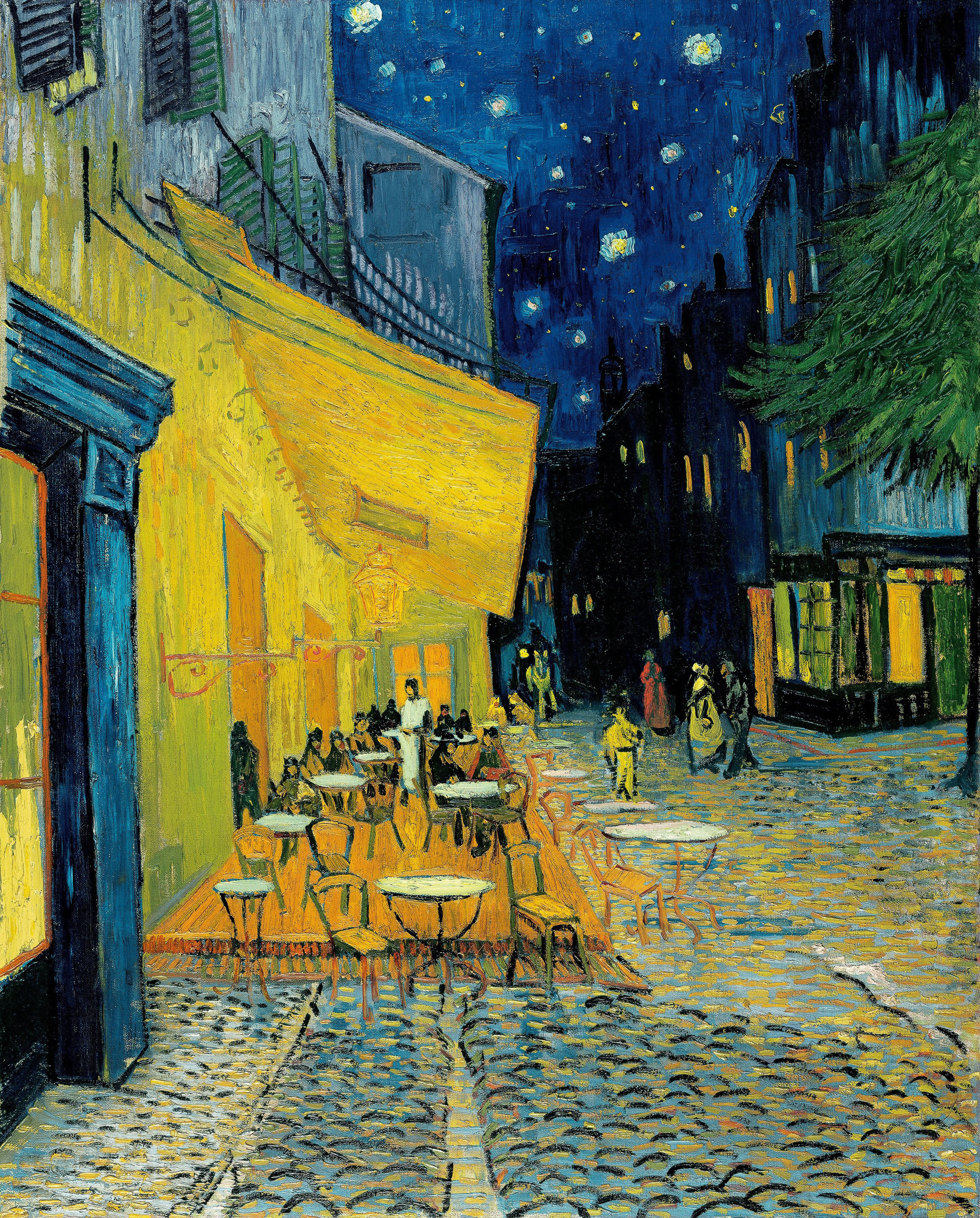Terrace of a café at night (Place du Forum) 아트포스터 감성선물 고흐 - 상품 이미지