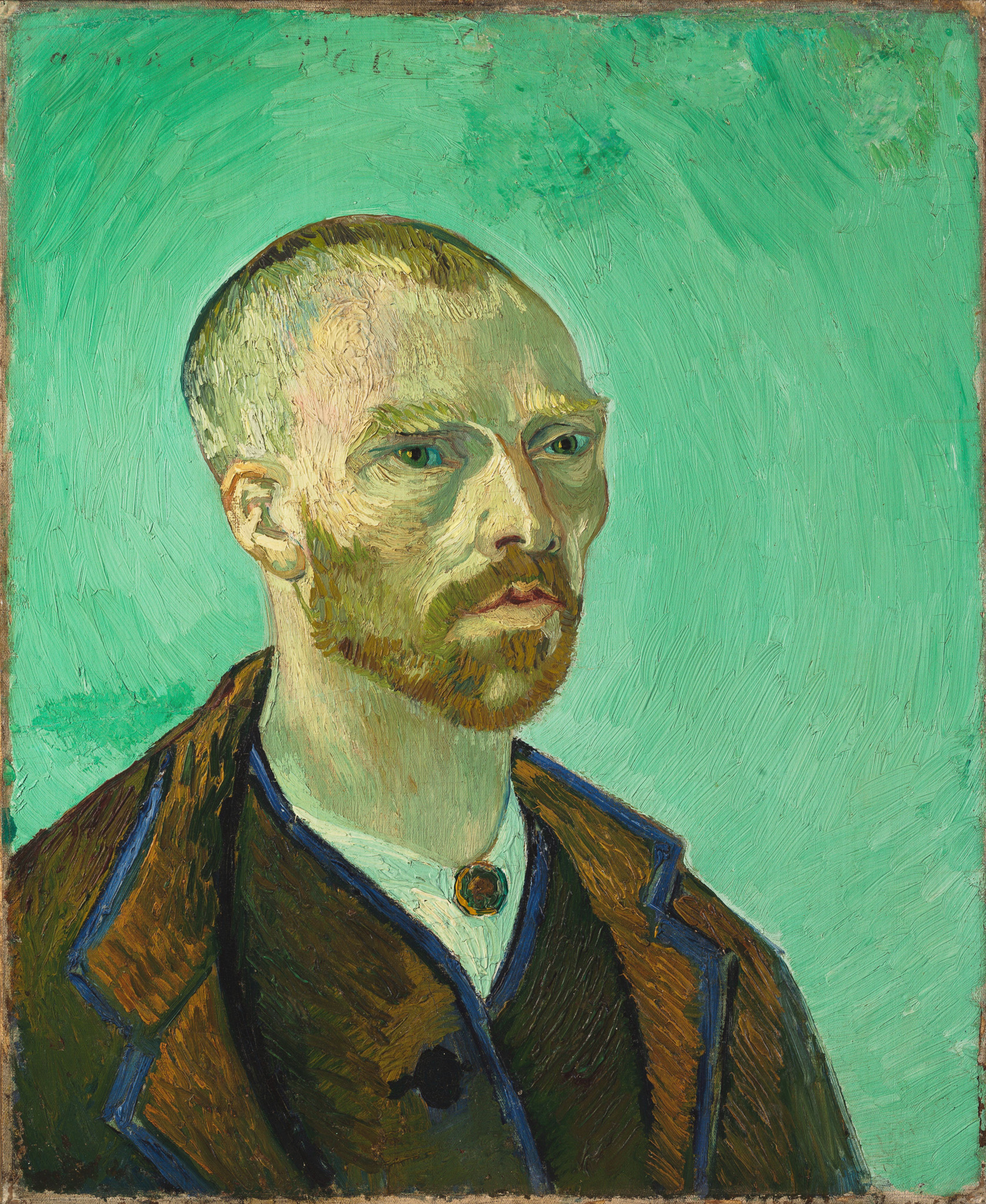 Self Portrait (dedicated to Paul Gauguin) 아트포스터 감성선물 고흐 - 상품 이미지