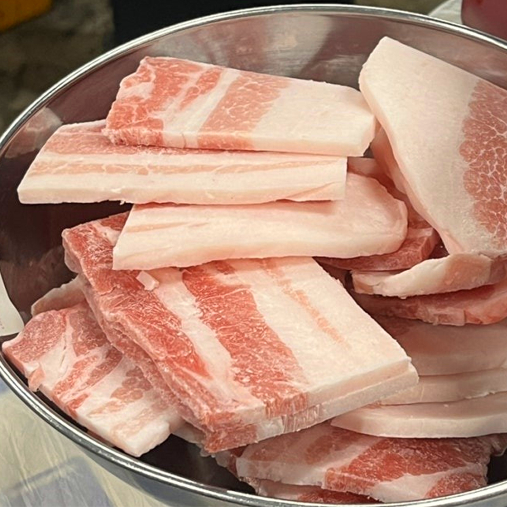 [국내최저특집가]한돈 1등급 냉동 대패오겹살 500g/ 대패삼겹살 냉삼 해와바다 - 상세 이미지 4