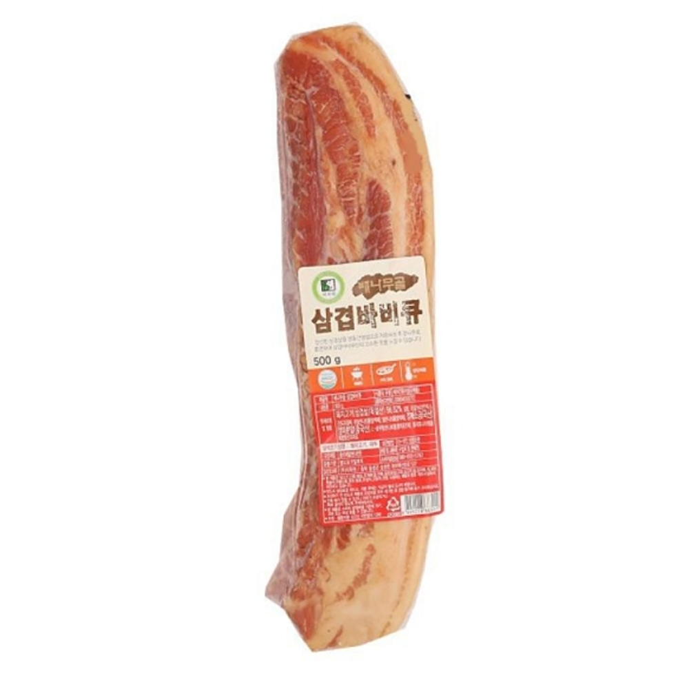 배나무골 통 이목원 삼겹 바비큐 500G : 서치플레이스6