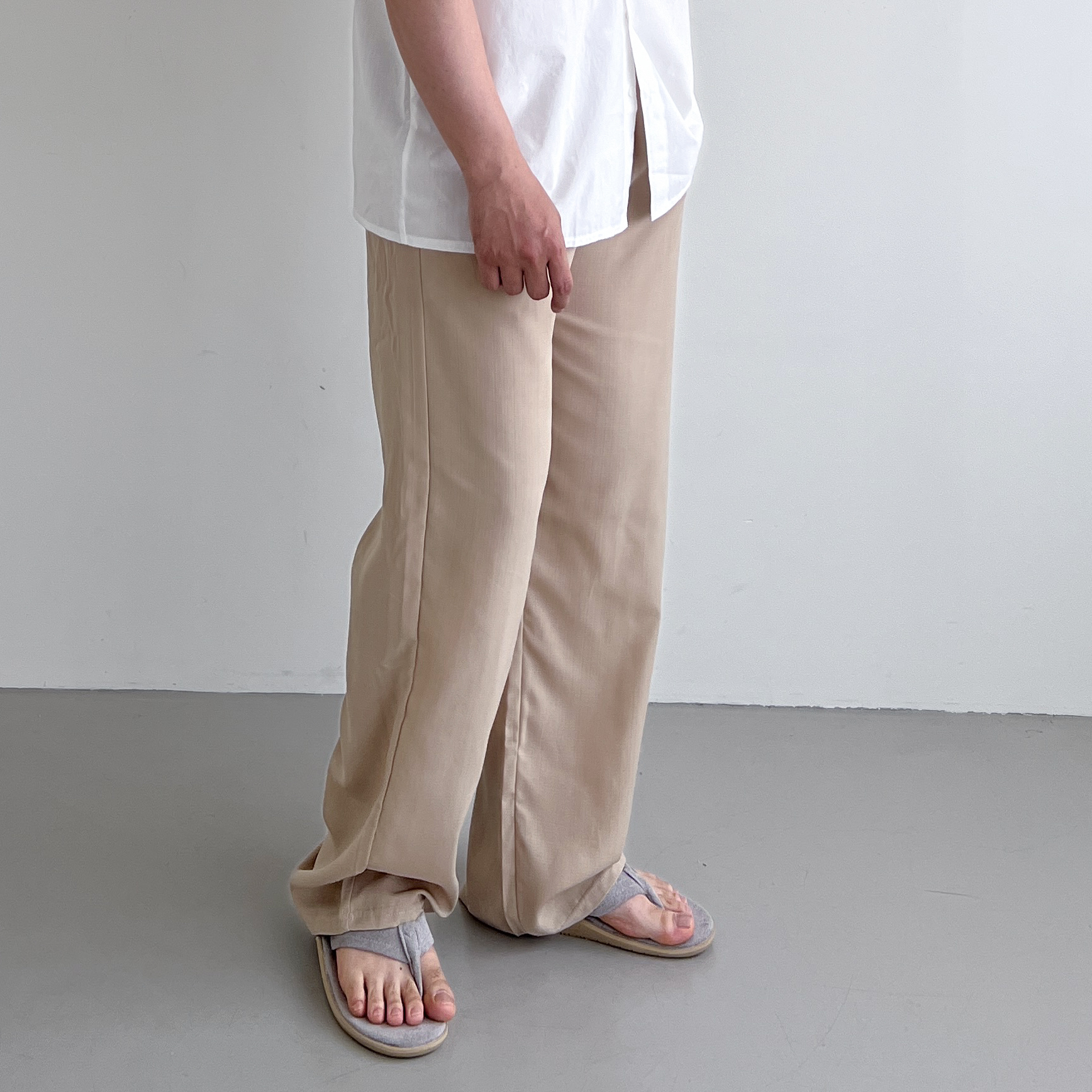 남자린넨바지 남자린넨와이드팬츠 여름슬랙스 - 상세 이미지 3