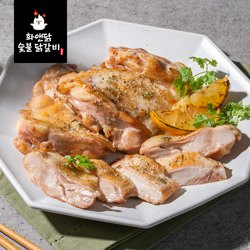 화앤닭 생소금닭갈비 아이반찬 캠핑 밀키트 1kg 집들이음식 국내산 순살 (500g x 2) - 메인 이미지