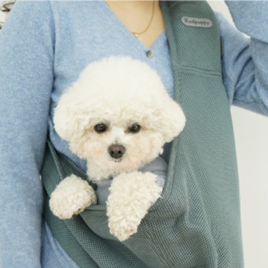 옆으로 메는 애견가방 소형견 캐리어 강아지용 슬링 애완견 가방 강아지 백 산책 숄더 중형