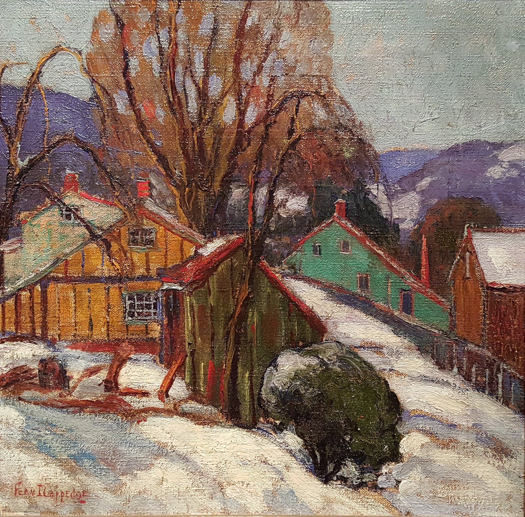 펀 코페지 - The Delaware in Winter - 캔버스액자 감성선물 이미지 7