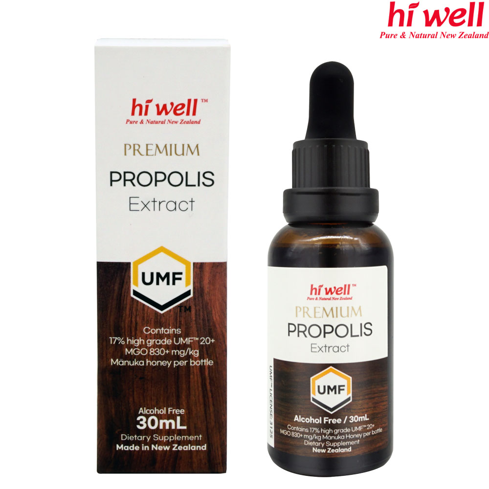 (2병) 뉴질랜드 하이웰 프로폴리스 무알콜 추출액 30ml MGO 830 플러스 스포이드형 - 상세 이미지 3