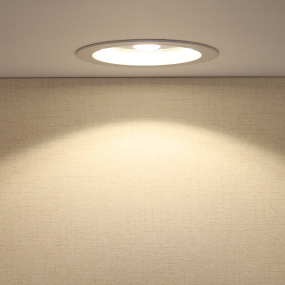 LED COB 15cm(6인치) 다운라이트 매립등 매입등 20W, 전구색 - 상세 이미지 4