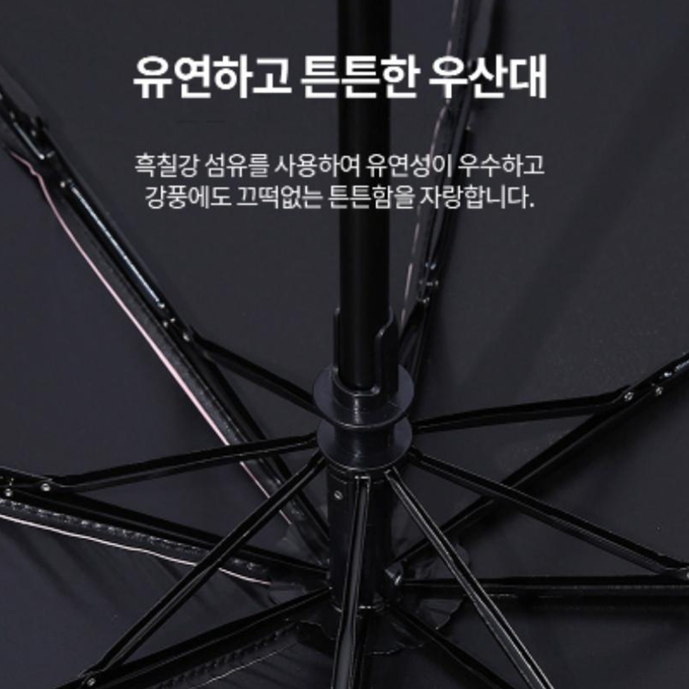 초경량 3단 미니양우산 자동 자외선차단 암막 접이식우양산 겸용 이미지 7