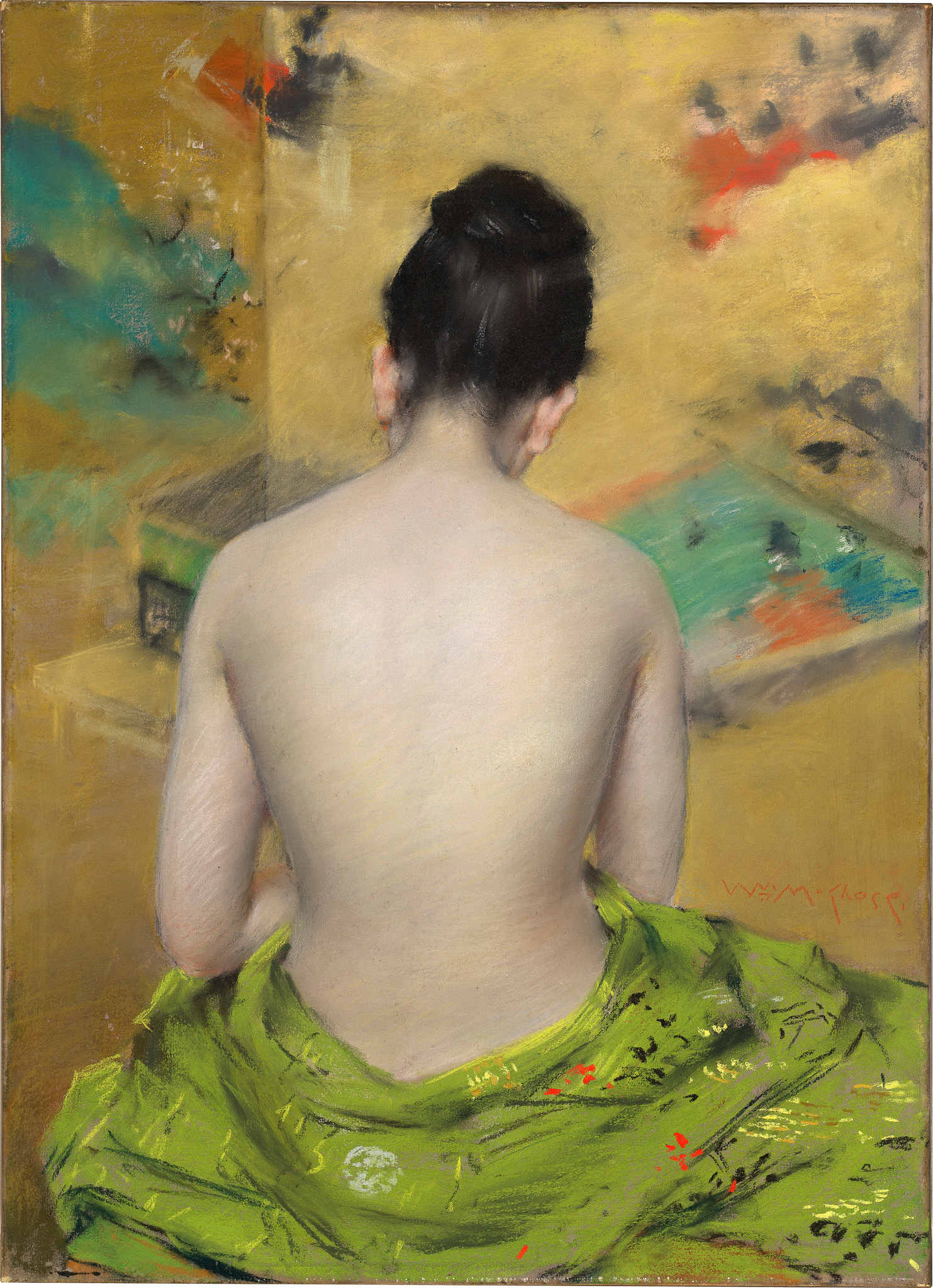 Study of Flesh Color and Gold 아트포스터 감성선물 체이스 - 메인 이미지