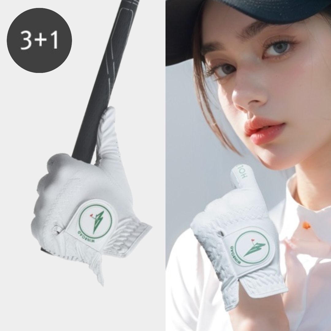 [3+1] W. 홀인원 논슬립 골프장갑