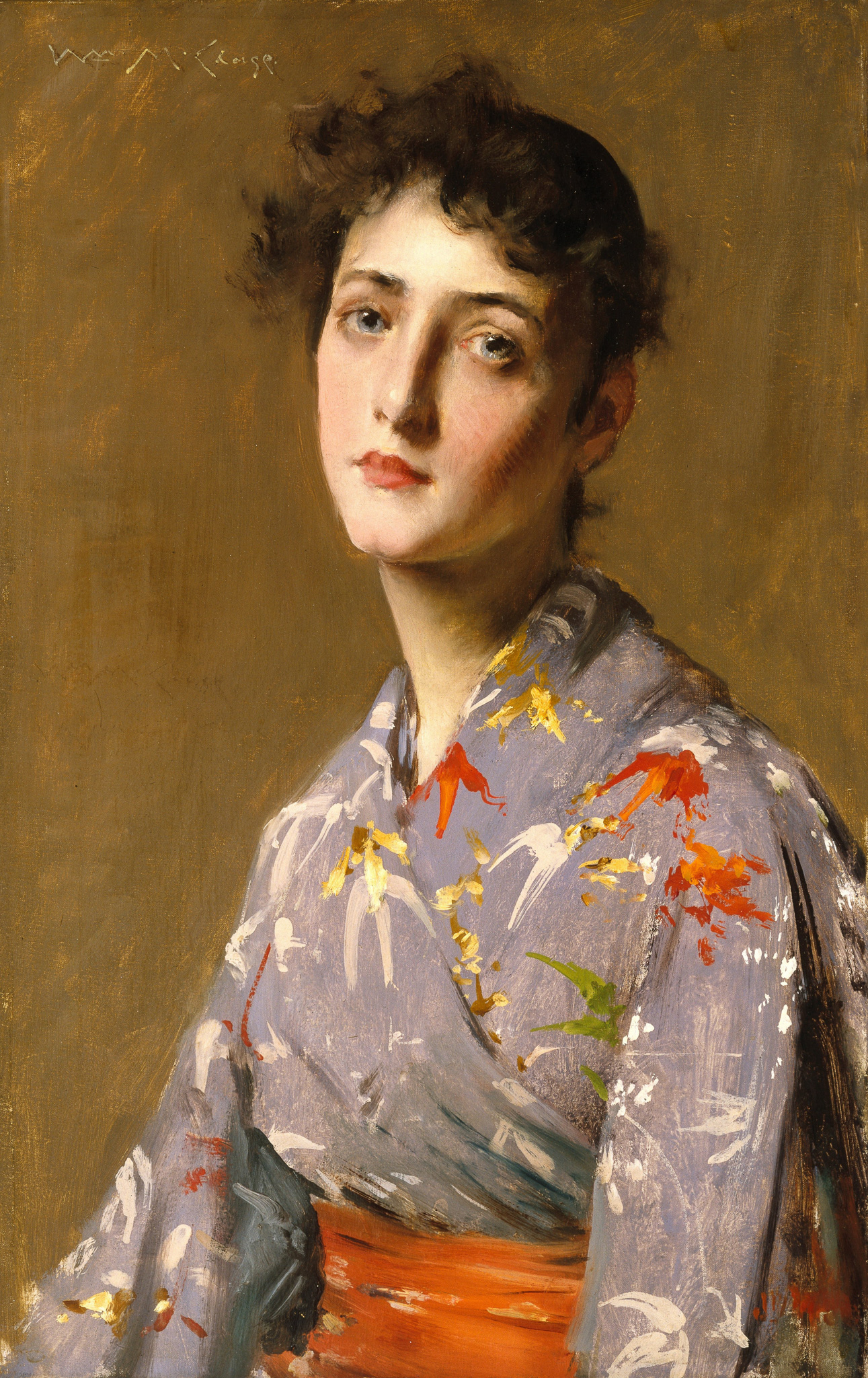 Girl in a Japanese Costume 아트포스터 감성선물 체이스 - 메인 이미지
