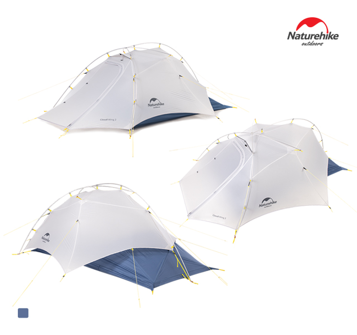 네이처하이크 클라우드업 윙2텐트 15D [그레이] 초경량 백패킹 미니멀