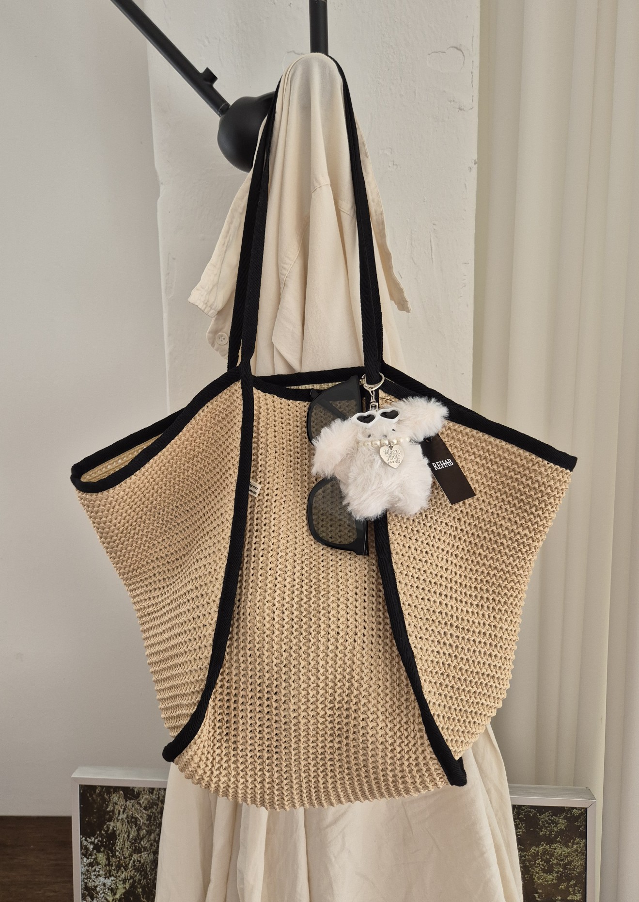 [리햅] 비에르 라탄 라피아 여름 가방 숄더백