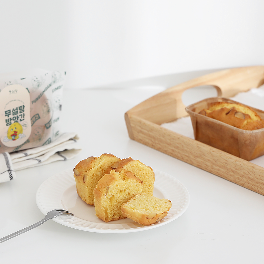 풍심당 무설탕 글루텐프리 미니 파운드 케이크 (아몬드) 저당 이미지 8
