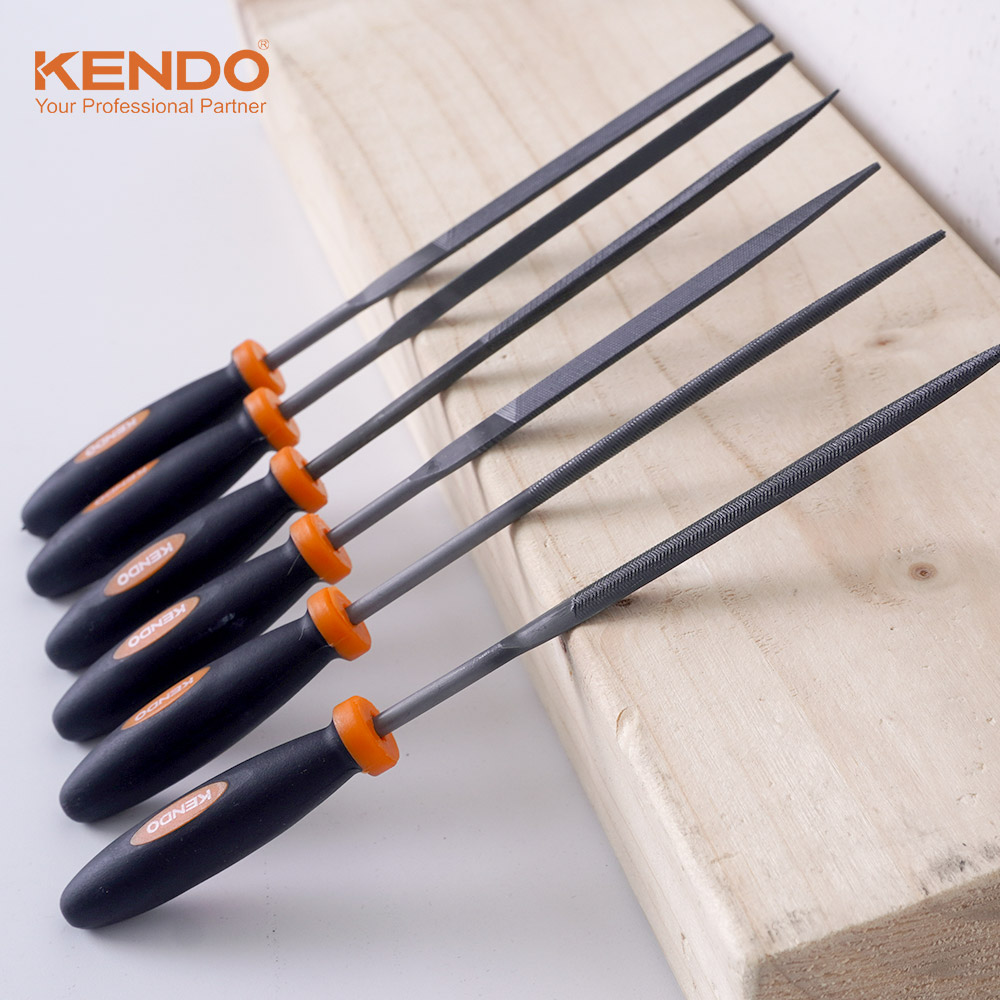 켄도 철공용 줄세트 6P 30181N 평줄, 사각줄, 삼각줄, 원형줄, 반달줄 - 메인 이미지