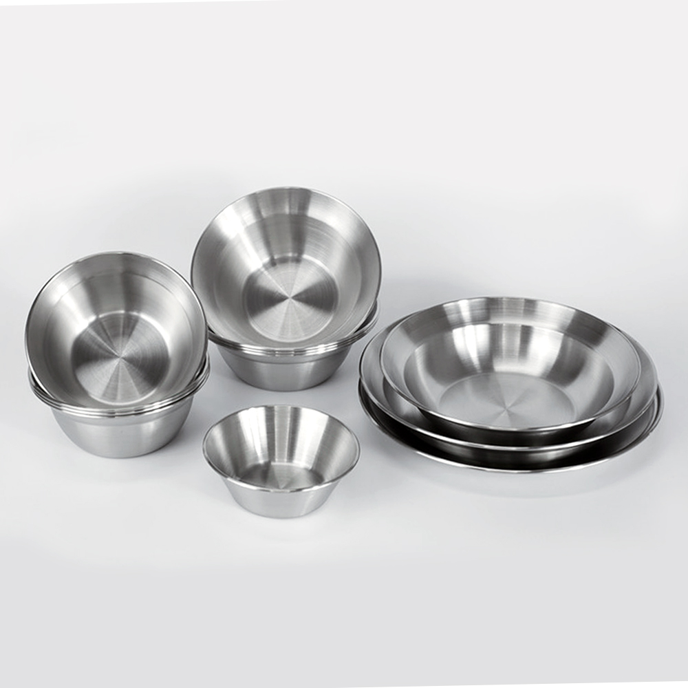 키녹스 캠핑 그릇 4인 스텐 식기 세트 12P STS304