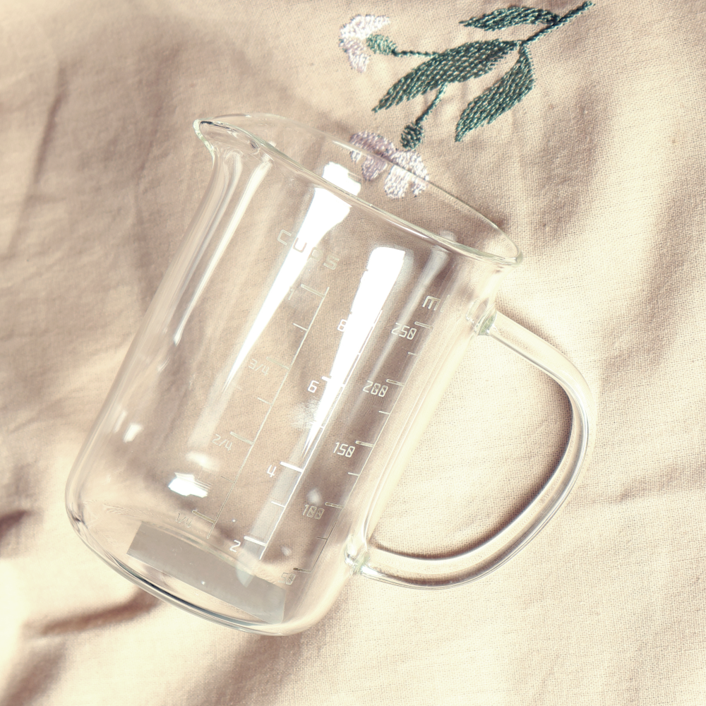 엘솜 인생 계량컵 내열 유리 머그 비커 250ml - 상세 이미지 3