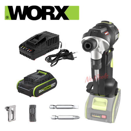 웍스 웍스 충전드릴 전동드릴 20V 스위치 전동 드라이버 WU177.1 목재 비트