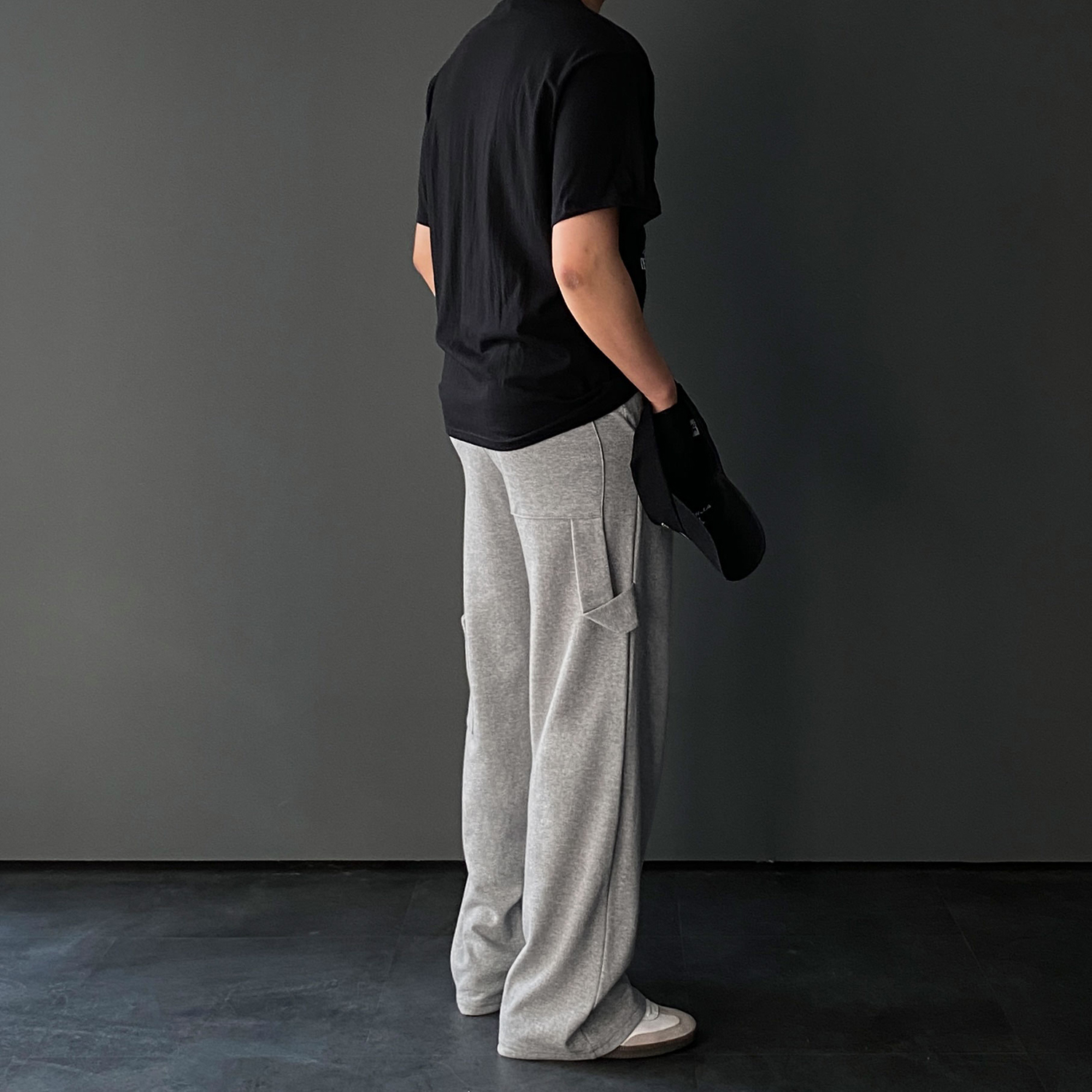 카펜터팬츠 남자와이드팬츠 스웨트팬츠 - 상세 이미지 2