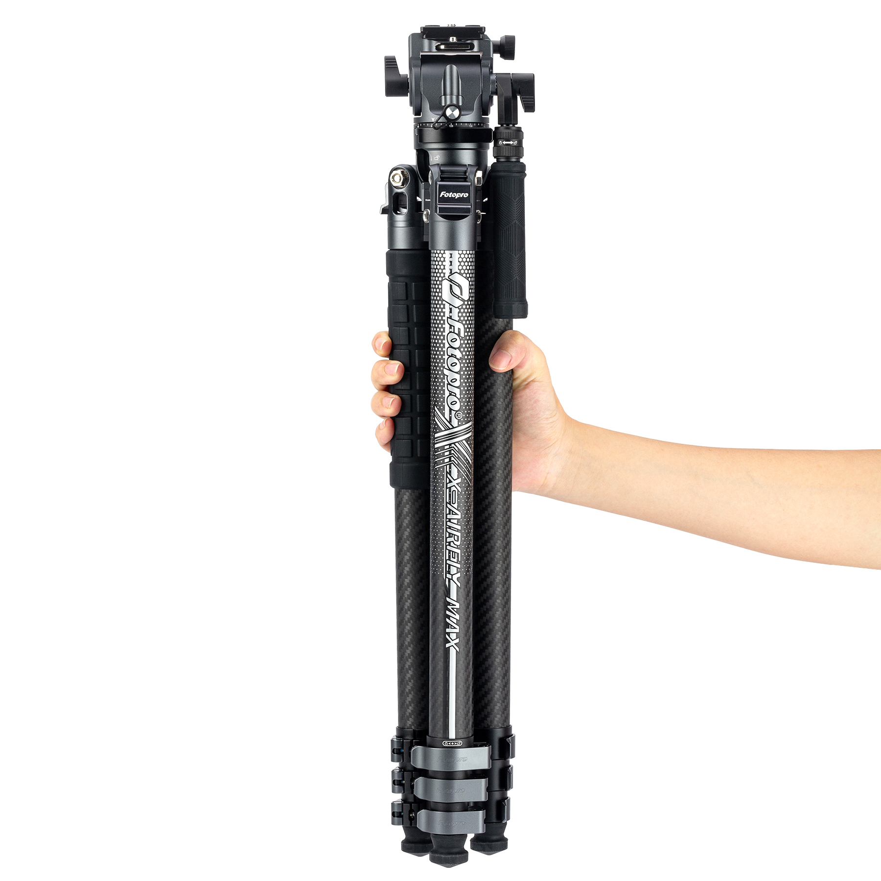 포토프로 Fotopro X-AIRFLY Max Video 플립 락 카본 경량 삼각대 이미지 7