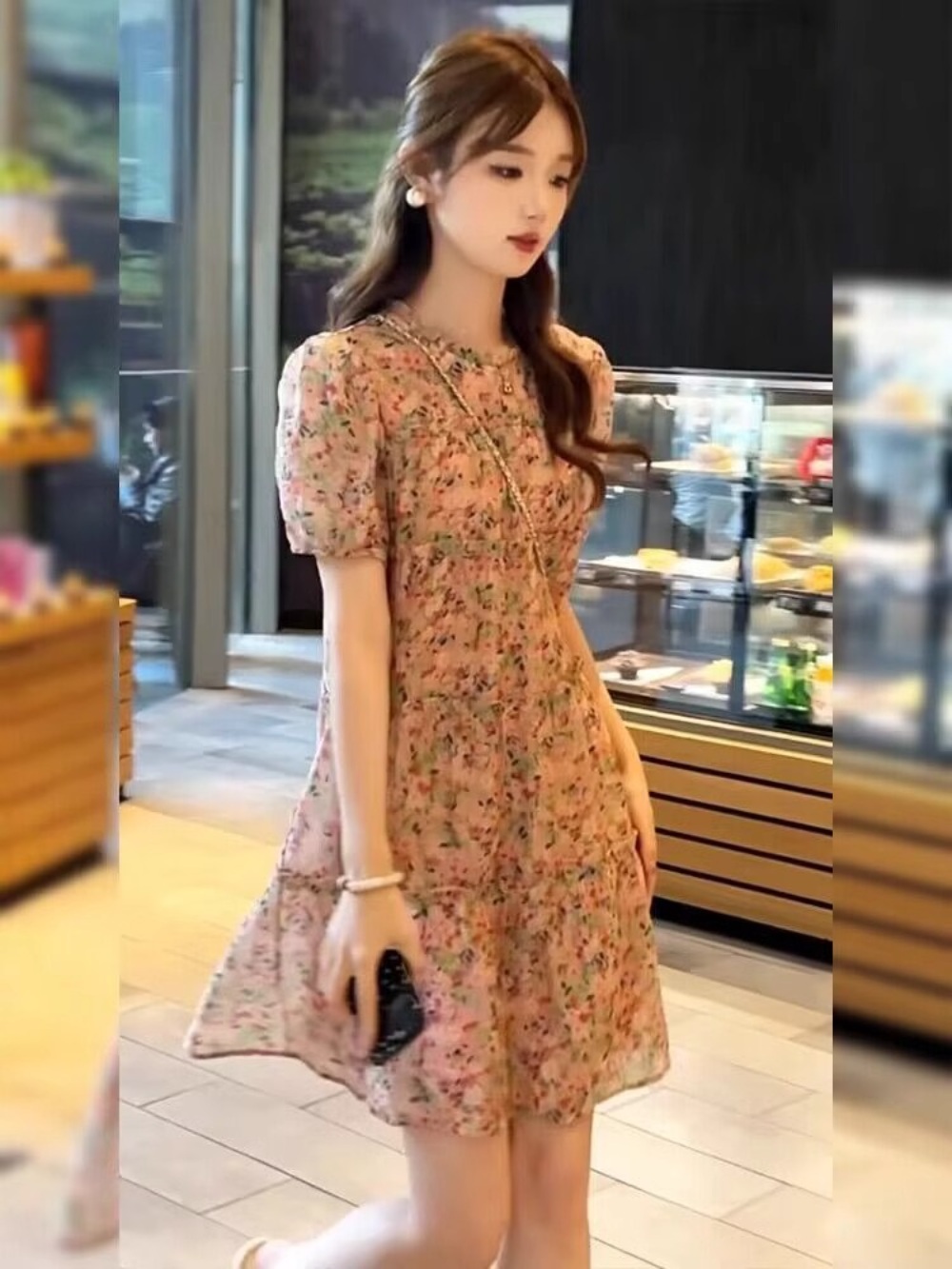 미녀와 순정남 26회 공마리 한수아 원피스 플리츠 플라워 의상 옷 패션 - 상세 이미지 3