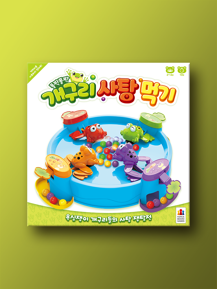 폴짝폴짝 개구리 사탕먹기 보드게임 제품 이미지