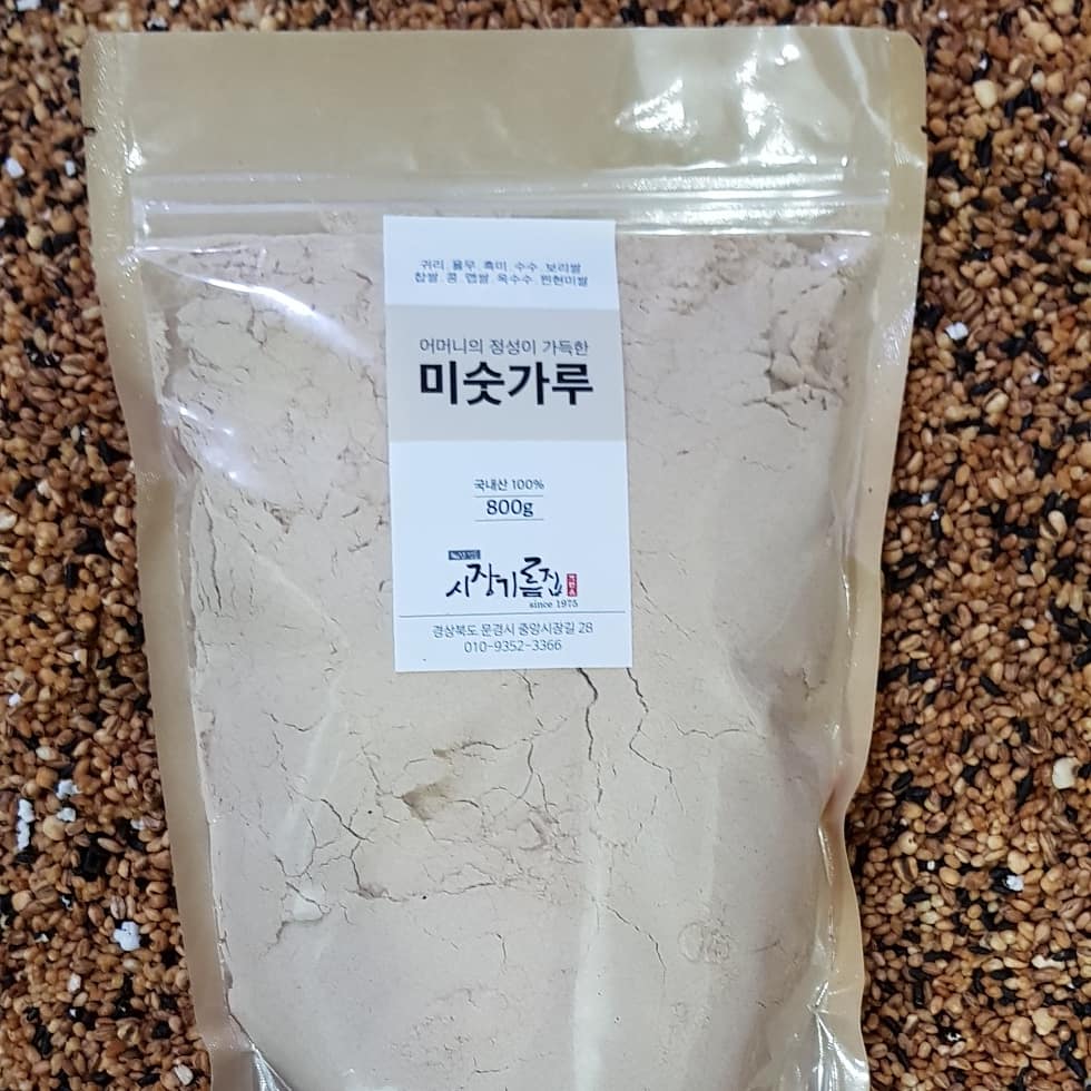 16곡 수제 전통 미숫가루 500g 옛날 선식 식사대용 - 상세 이미지 3
