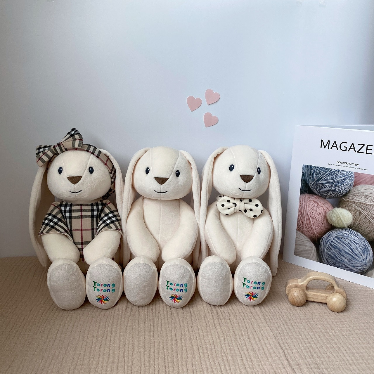 토롱토롱 국민 애착인형 멈머토끼 털빠짐없는 출산선물 국내제작 핸드메이드 크리스마스 선물포장