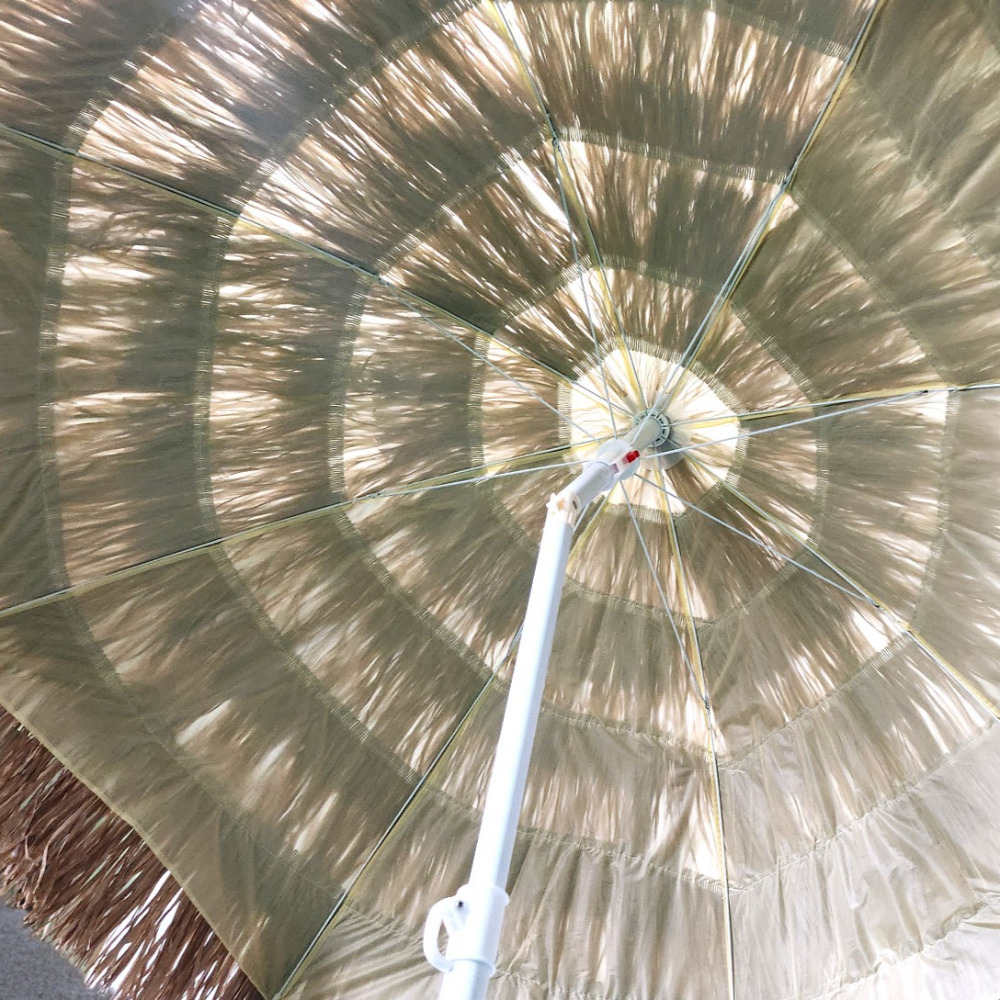 하와이안 라탄 파라솔 레이빌라 대형 밀짚 캠핑 감성 휴대용 비치 밀집 초가