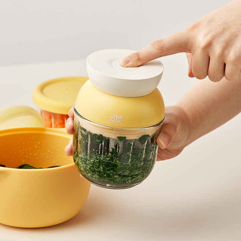 잼먹 이유식 듀얼쵸퍼 만능 차퍼 야채 마늘