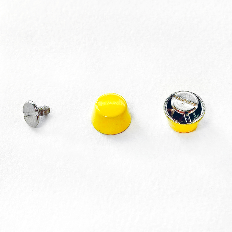 (4p) 12mm 나사형 컬러 소꼬발 가방발 - 상세 이미지 4