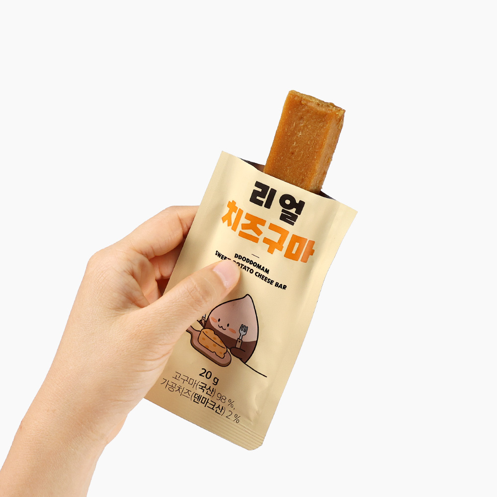 룰루맘 리얼치즈구마 1개(20g) 고구마스틱 말랭이 - 상품 이미지