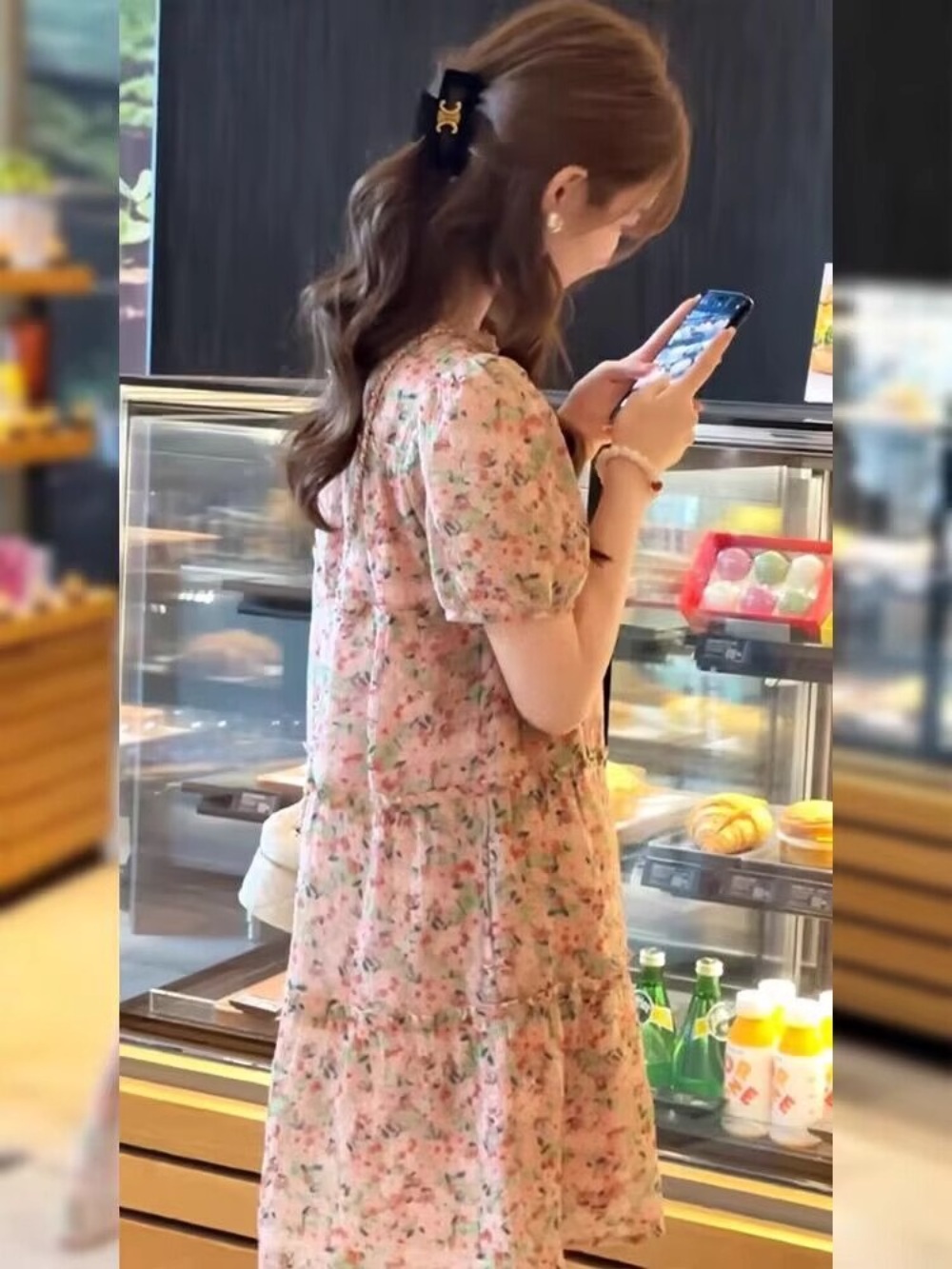 미녀와 순정남 26회 공마리 한수아 원피스 플리츠 플라워 의상 옷 패션 - 상세 이미지 4