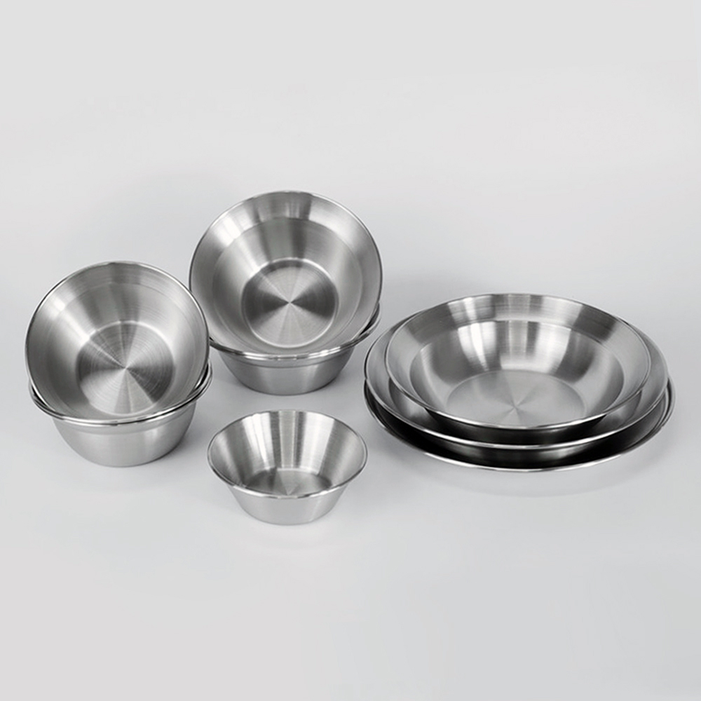 키녹스 캠핑 그릇 3인 스텐 식기 세트 10P STS304