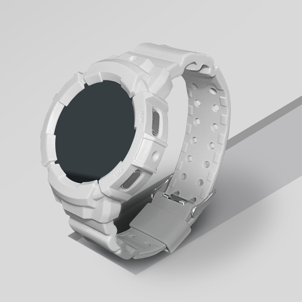 TXLX 갤럭시워치 일체형 스트랩 워치 7 6 5 4 호환 풀커버 세트 20 40 44 mm - 상세 이미지 2