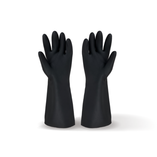 오토워시 블랙 러버 글로브 세차장갑 고무장갑 블랙 제품 이미지