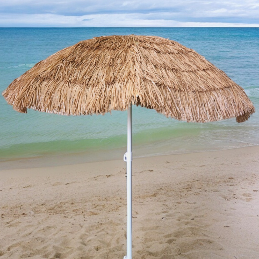 하와이안 라탄 파라솔 레이빌라 대형 밀짚 캠핑 감성 휴대용 비치 밀집 초가