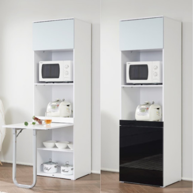 전자렌지 수납장 겸 식탁 겸용 렌지대 밥솥 선반