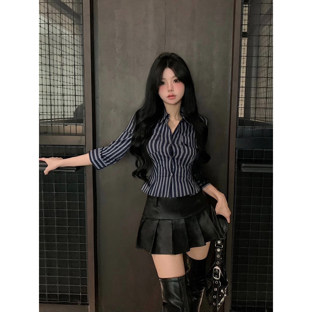 지락이의 뛰뛰빵빵 이영지 셔츠 블라우스 하이틴 하객룩 의상 옷 패션 - 상세 이미지 2