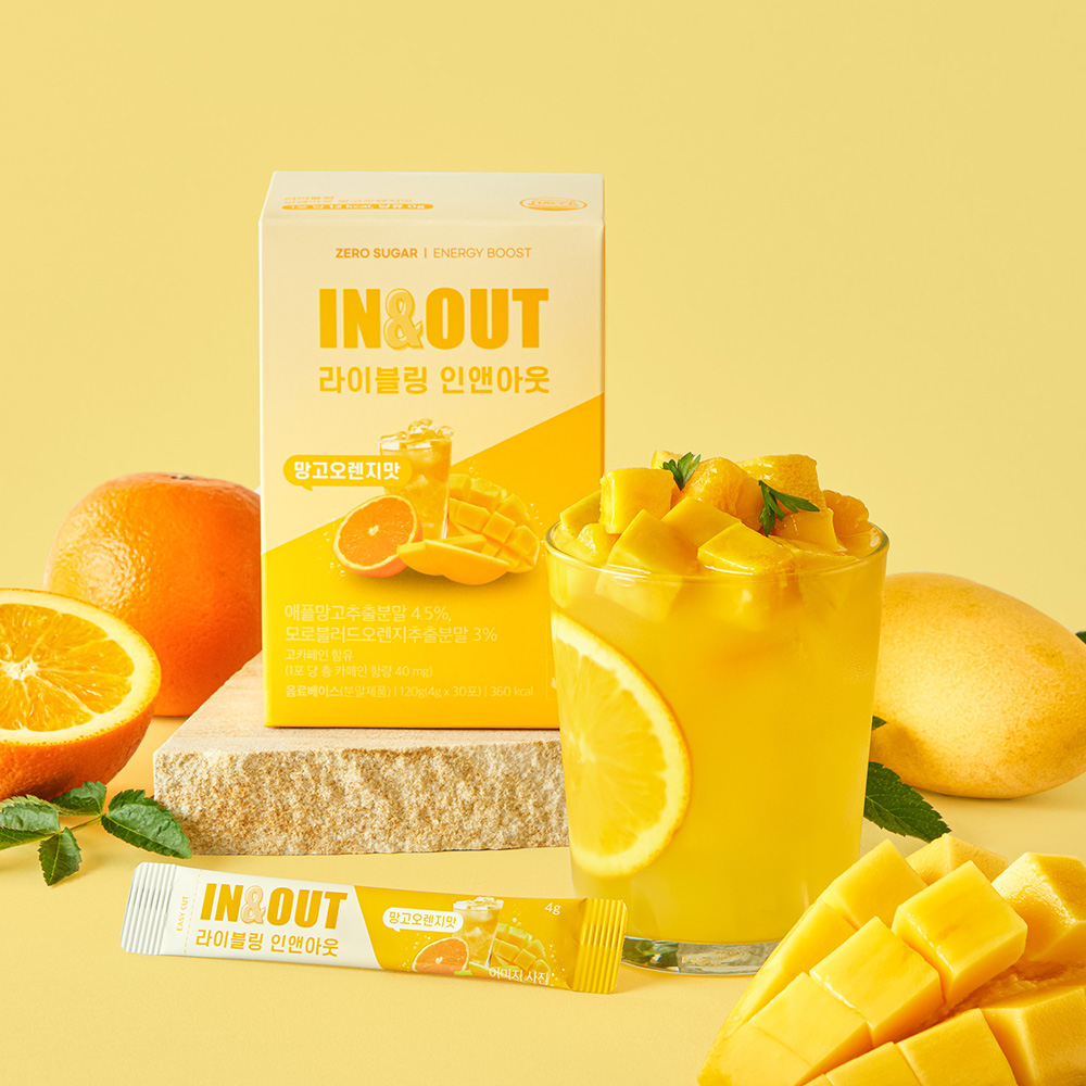 라이블링 인앤아웃 망고오렌지 1박스 30포