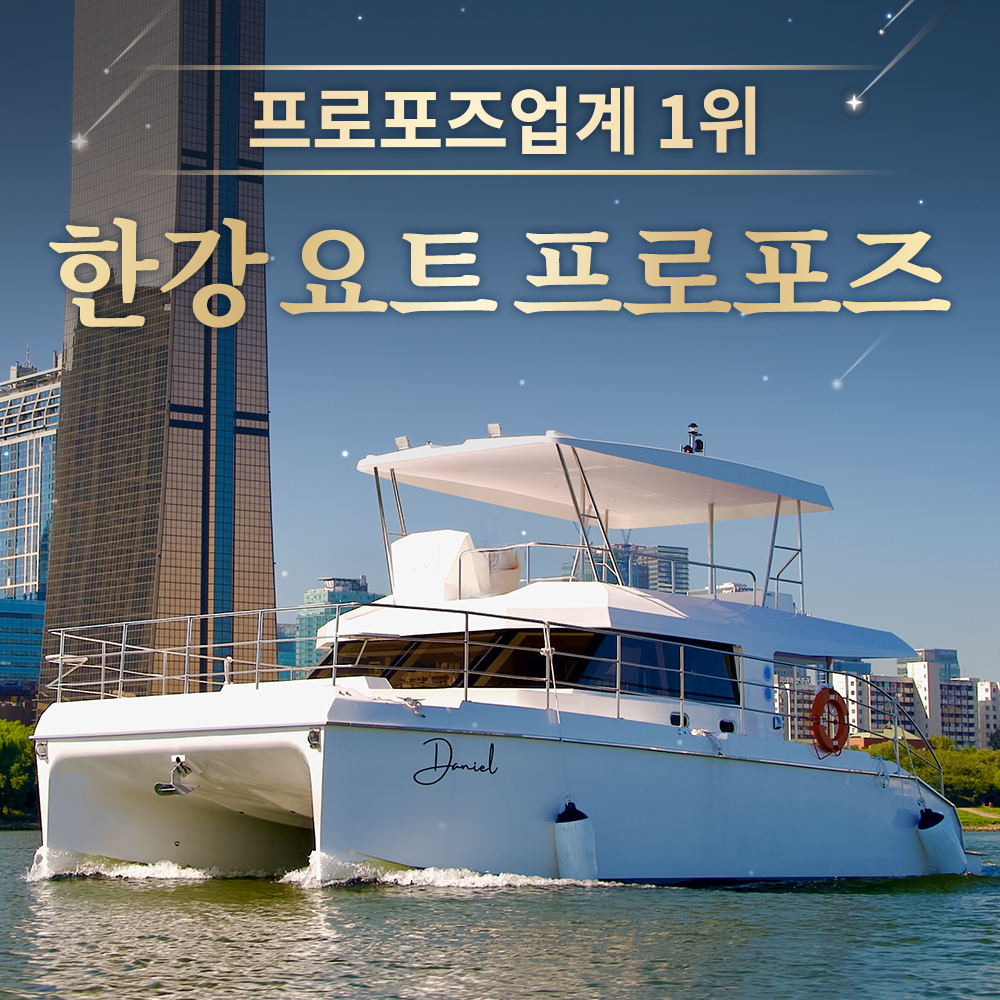 한강 요트프로포즈 프라이빗크루즈 - 메인 이미지