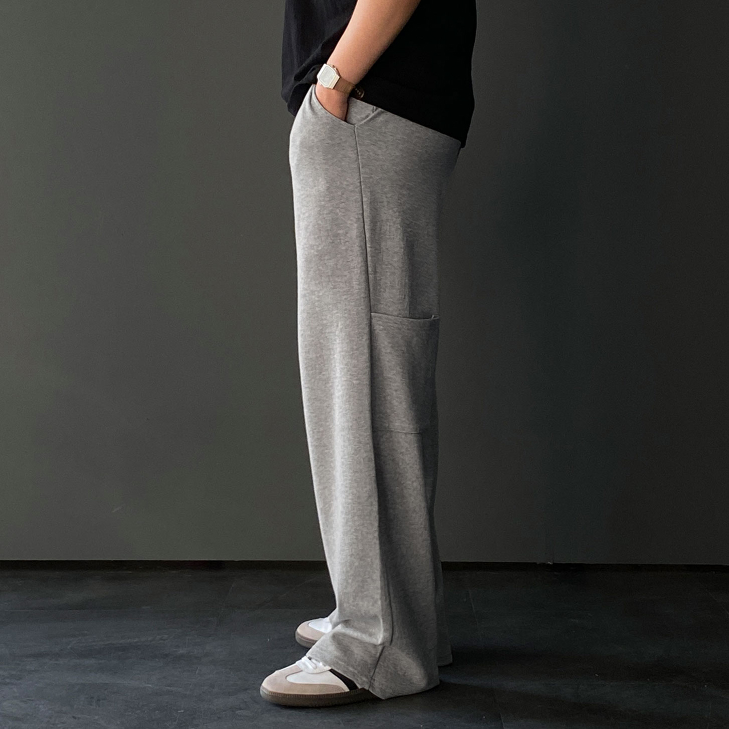 카펜터팬츠 남자와이드팬츠 스웨트팬츠 - 상세 이미지 4